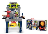 Table d'atelier de bricolage éducative en plastique KSF pour enfants, avec perceuse électrique, pour jeu de rôle, jouet pour garçon