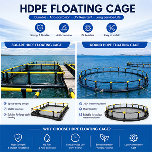 ตาข่ายดักปู HDPE ตาข่ายดักปลาแบบลอยน้ำ PE/ไนลอน สำหรับ<span class=keywords><strong>บ่อ</strong></span>เพาะพันธุ์<span class=keywords><strong>ปลา</strong></span> - Product Image 6
