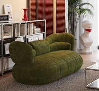 Canapé-lit sectionnel inclinable Chesterfield moderne en tissu et bois, design papillon, pour salon, chambre et appartement