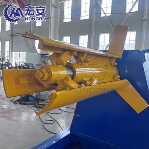 Desbobinador Hidráulico Automático de Bobinas de Acero con Brazo de Presión, Engranajes y Componentes de Rodamientos para Uso en Suelos - Product Image 4