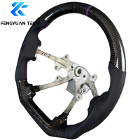 Volant de voiture en fibre de carbone forgée pour Nissan Patrol Y61, pièces intérieures 2000 2001 2002 2003 2004 2005 2006 2007 2008 2009