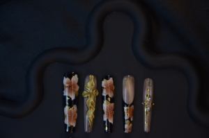 Unghie Finte Acriliche da <span class=keywords><strong>Donna</strong></span> Lunghe e Medie, Design Quadrato, con Colla Gel, Stile Stiletto Flessibile - Product Image 3