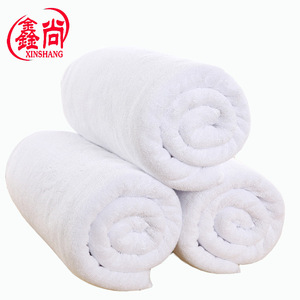 ผ้าเช็ดตัว XINSHANG ขนาด 90*180 ซม. ผ้าฝ้ายแท้ สำหรับโรงแรมและเกสต์เฮาส์ สีขาว - Product Image 5