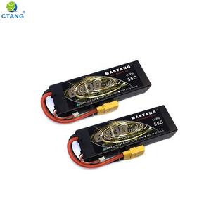 Veiligheid Lange Levensduur 6500Mah 2S 2P Lipo Liion Accu Voor Rc Voertuigen Auto Truck Tank Truggy Hard 7.4V 55c Met Xt90 Plug - Product Image 2