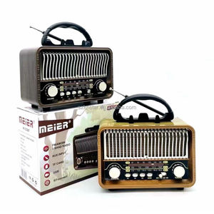 Retro Fm Am Sw Radio Plastic <strong>Casing</strong> Radio <strong>Dc</strong> Rechargeable Radio M-1232BT - Product Image 6