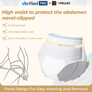 Pañales grandes XL para adultos, bragas de alta absorción para incontinencia, con comodidad y comodidad, película de PE impresa - Product Image 4