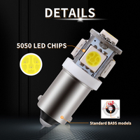 BA9S LED Ampoule LED T11 H6W Canbus Voiture Intérieur Lumières Clignotant Plaque D'immatriculation Lampe 12V Auto Blanc Bleu