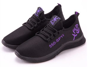 Nuovo marchio di moda Sneakers da <span class=keywords><strong>donna</strong></span> <span class=keywords><strong>scarpe</strong></span> nere da <span class=keywords><strong>donna</strong></span> Casual morbido Sole antiscivolo madre <span class=keywords><strong>sportive</strong></span> in Mesh traspirante - Product Image 5