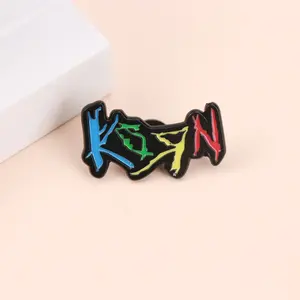 <span class=keywords><strong>Rock</strong></span> Logo bacio della Band americana smalto metallo divertente spille spille spille distintivi regalo di gioielli per gli appassionati di musica amici - Product Image 2