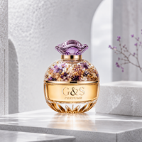 Flacon de parfum de luxe personnalisé G&S, emballage en verre, flacon diffuseur, flacon de parfum en forme de cœur de luxe, flacon vaporisateur de parfum