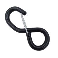 Mousqueton tactique robuste en forme de bec d'aigle, crochet en S pour suspendre des pots