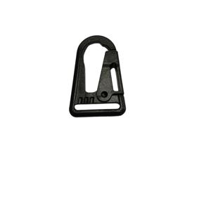 Mosquetón Metálico de 25mm con Forma de Boca de Águila, Gancho para Colgar, Anillo para Llaves, Accesorio Táctico para Mochila, Color Negro - Product Image 3