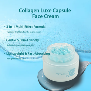 Crema en <span class=keywords><strong>C</strong></span>ápsulas Iluminadora con Colágeno, Vitamina <span class=keywords><strong>C</strong></span> y Centella Asiática, Humectante Diario Reparador y Calmante para Piel Sensible - Product Image 4