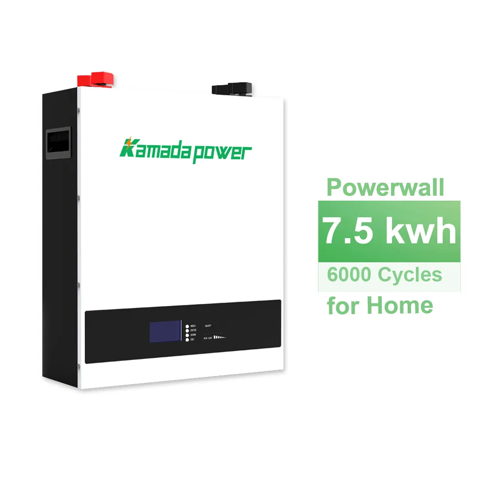 KMD-inversor de batería Lifepo4, máquina integrada para sistema de almacenamiento de energía solar, 48V, 51,2 V, 5kw, 100Ah, 5kwh, litio, hierro