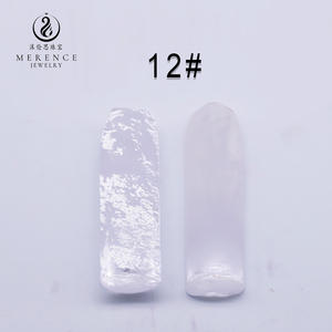 โรงงานเครื่องประดับ Merence ขายตรงราคาสังเคราะห์12 # คอรันดัมหยาบเจียระไนวัตถุดิบสีขาวไพลินราคา - Product Image 3