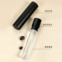 Bouteille pulvérisatrice de café portable en verre, type à pression, anti-statique, pour l'élimination des résidus de café et accessoire de broyage de grains