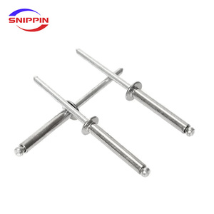 304 paslanmaz çelik DIN7337 kendinden takarak çekme tırnak POP dekorasyon yuvarlak düz kafa kör perçin çapı 3.2-4.8 - Product Image 6