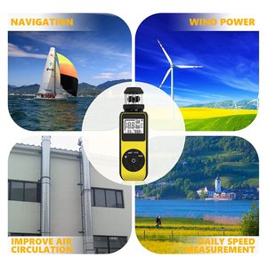 Máy đo gió bỏ túi Máy đo gió cầm tay mini để đo tốc độ gió Xoay 360 độ Cập nhật với dụng cụ kiểm tra đèn nền - Product Image 5