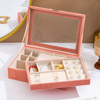 Ventes directes d'usine couvercle Transparent attrayant Durable boîte à bijoux emballage boîte-cadeau de luxe pour les cadeaux