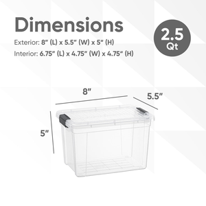 Classic Design Plastic <b>Clear</b> Plastic Storage <b>Container</b> 10L Polypropylene Storage Boxes with Lid - Product Image 3