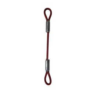 Трос с ПВХ-покрытием, блокировка кабеля безопасности с концами петли - Product Image 6