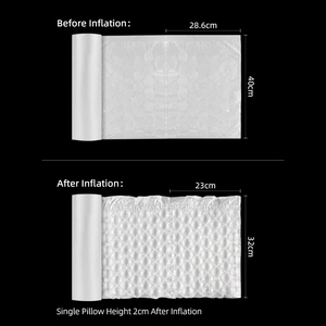 300 <span class=keywords><strong>M</strong></span>/rollo envío cartón acolchado interior cojín Material inflable burbuja de aire paquete rollo de película - Product Image 6