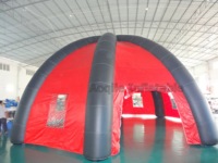 Tente gonflable scellée par air durable de camping de décoration de partie de tente d'igloo