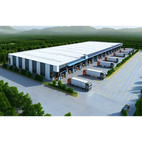 Almacén y Taller de Estructura de Acero Moderna con Precios Directos de Fábrica, Certificado ISO9001