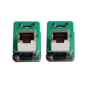 סיטונאי d סוג פנל הר etherCON ethernet RJ-45 מוזנים שלדת מחבר - Product Image 5