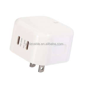 Высококачественное дорожное зарядное устройство Multi PD Type C адаптер питания двойная зарядная коробка штекер кирпичный куб Usb C блок зарядного устройства - Product Image 2