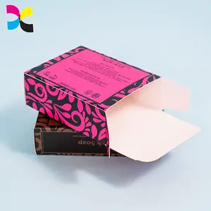 Custom design packaging luxury Cosmetic Skin Care packaging fancy custom soap box