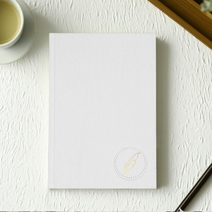 สมุดโน้ตปกแข็ง A5/B5/A6 หุ้มผ้าลินิน สามารถสั่งทำโลโก้ หน้ากระดาษ และบรรจุภัณฑ์ได้ พร้อมโลโก้สีสันสดใสตามสั่ง - Product Image 1