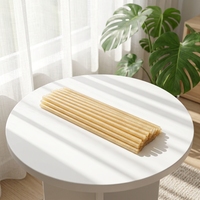 Pailles à boire jetables en agave, compostables, écologiques, à base de plantes, pour les fêtes