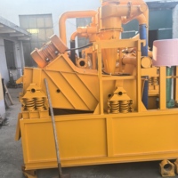 Système de purification de boue 120/250 M³/h, Nettoyeur de boue de forage avec secoueur de shales et désander pour puits d'eau et forage direct horizontal (HDD)