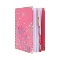 Spiralgebundenes Hardcover A5 Planer-Notizbuch mit Individuellem Design, Druckjournal mit Trennblättern & Verpackungsbox