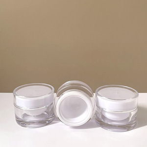 Tinh tế nhỏ <span class=keywords><strong>5g</strong></span> 10g 15g 20g 30g chai kem mỹ phẩm ngày và đêm kem mẫu lọ nhựa - Product Image 1