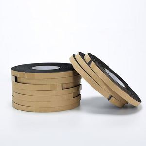 High Density Stripping Single Sided Closed Cell Seal Black EVA Foam Tape for Door <b>Window</b> <b>Insulation</b> - Product Image 3