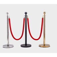 Poteau de guidage de file d'attente en acier inoxydable Xuxuan 201Brass