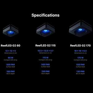 Redsea Israel reefled G2 loạt quang phổ đầy đủ Wifi ứng dụng lập trình thông minh rạn san hô phát triển nước mặn hồ cá biển dẫn ánh sáng - Product Image 3