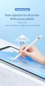 Stylet capacitif actif rétractable WENKU WKZP027A à double touche de raccourci, effaçable, magnétique, pour <span class=keywords><strong>iPad</strong></span> Pro, avec rejet de paume et fonction <span class=keywords><strong>d</strong></span>'inclinaison - Product Image 5