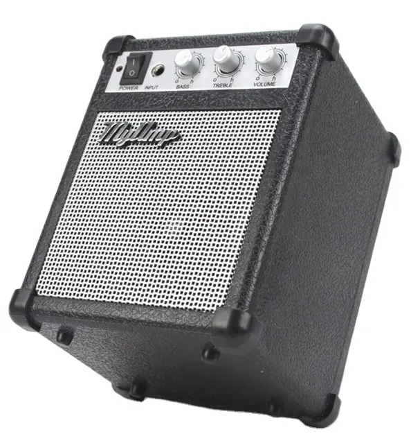 my amp retro speaker mini portable guitar amplifier mini speaker adjustable treble and bass knob MP3 or PSP player