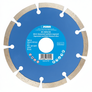 Disque diamanté segmenté ventilé Fervi 115 mm pour la découpe du béton - Product Image 2