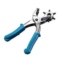 Nouvel outil de perforation manuel multifonctionnel à brancher, poinçonneuse à trous ronds, pince à bec plat, 50 perforations en acier sans manche