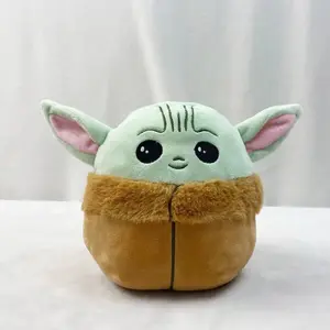 Yoda Mainan Mewah Boneka Popi Mandalorian Kartun Boneka Kawaii Mainan Boneka Reversibel