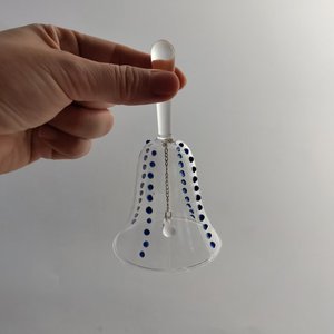 핫 세일 고품질 수제 유리 종 크리스마스 장식 긴 손잡이 걸이 디자인-클래식 스타일 공장 직판 MOQ - Product Image 4