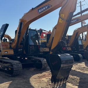 Excavatrice Sany 135c d'occasion, 13,5 tonnes, modèle 2022, faible nombre d'heures de travail, état 95% NEUF, moteur inclus, vente à prix réduit - Product Image 2