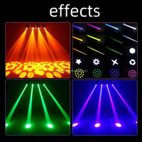 Mini Proyector Beam Wash de 150W, Luz Móvil LED RGBW 4 en 1, Luz Sharpy Beam de 150W para DJ, Discoteca, Pub