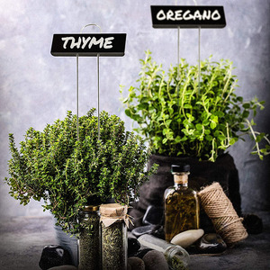 Nhà máy ngoài trời sơn tĩnh điện làm vườn nhà máy thảo mộc nhãn vườn Nhãn Đánh Dấu nhãn kim loại dấu hiệu Cổ Phần thẻ cờ - Product Image 4