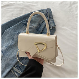 Sac à bandoulière carré petit format en PU uni avec fermeture éclair, style décontracté, mode coréenne et occidentale pour femme, collection automne-hiver - Cadeaux IStapromo - Product Image 3