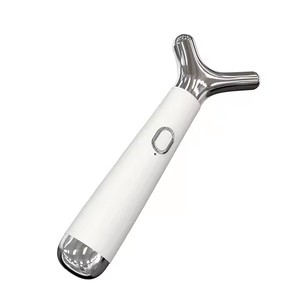 Masajeador de ojos mágico eléctrico de acero inoxidable ABS en forma de Y Popular Dispositivo de varita de masaje <span class=keywords><strong>Facial</strong></span> en V para Reino Unido/UE/CN - Product Image 1